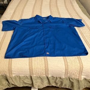 Men’s Royal Blue Work Shirt - Size 5XL